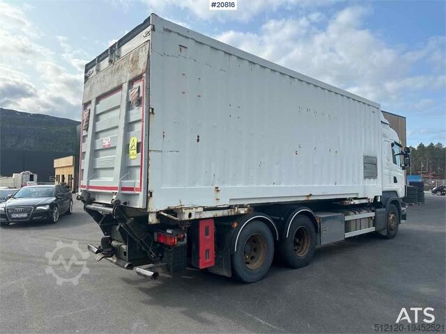 BDF System Scania R480 3 axle container truck with/ lift