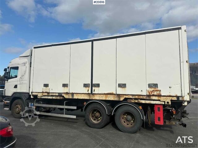 BDF System Scania R480 3 axle container truck with/ lift