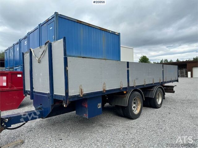Platform aanhanger GMF flatebed trailer