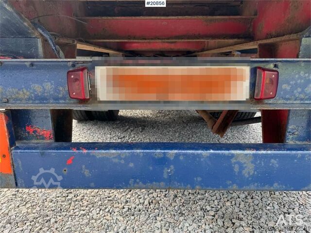 Platform aanhanger GMF flatebed trailer