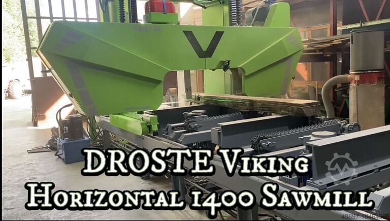 Stationaire lintzaag voor boomstammen Droste Schärftechnik VBS1400