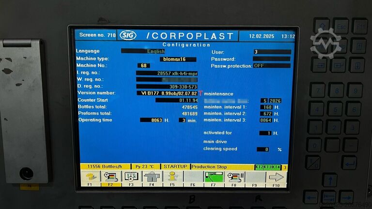 Fúvóformázás SIG Cortoplast Blomax 16
