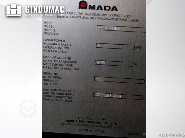 Máquina de corte a laser CO2 AMADA LC-3015F1NT 4kW CO2