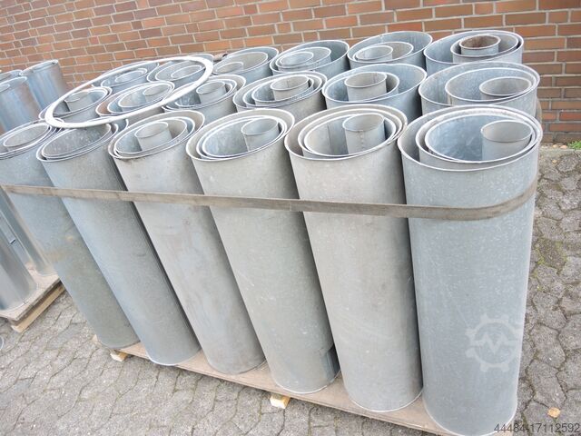 Galvanizli emiş boruları, boru kemerleri Hoecker-Polytechnik 