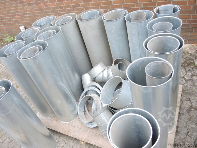 Galvanizli emiş boruları, boru kemerleri Hoecker-Polytechnik 