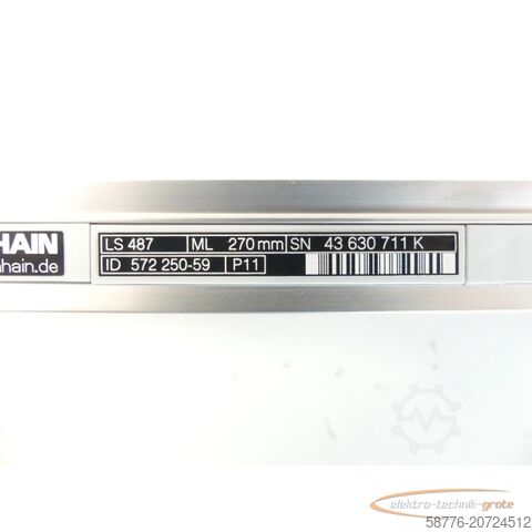 Heidenhain component Heidenhain LS 487 ML 270 : 572 250-59 + AE LS 487 : 594875-02 - ! -