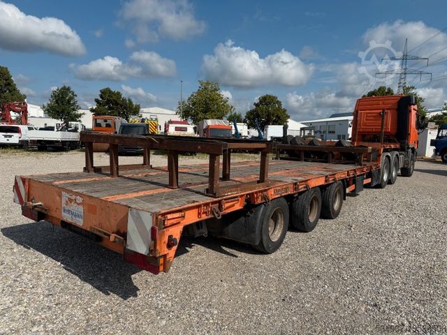 Dieplader oplegger REISCH RPTS 35/24 Tieflader Verbreiterungen Container