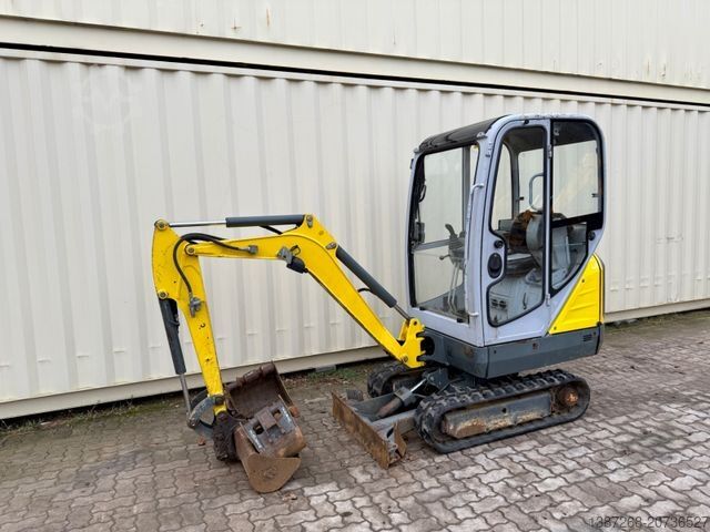 Mini-excavator WACKER 1404 / 2015 BJ / 3 x Löffel