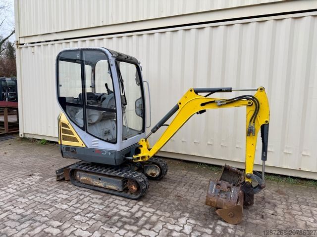 Mini-excavator WACKER 1404 / 2015 BJ / 3 x Löffel