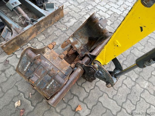 Mini-excavator WACKER 1404 / 2015 BJ / 3 x Löffel