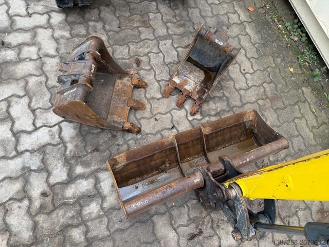 Mini-excavator WACKER 1404 / 2015 BJ / 3 x Löffel