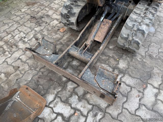 Mini-excavator JCB 16C-1 /2022 BJ/939 H/verbr. Laufwerk/3xLöffel