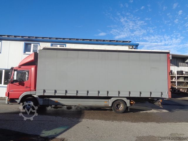 Camion bâché MERCEDES-BENZ Atego 816 L 7,2 M Schiebeplanen Tempomat