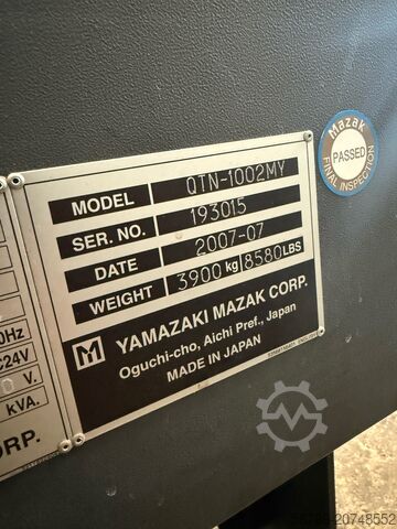 CNC-svarv Mazak QTN 100II MY