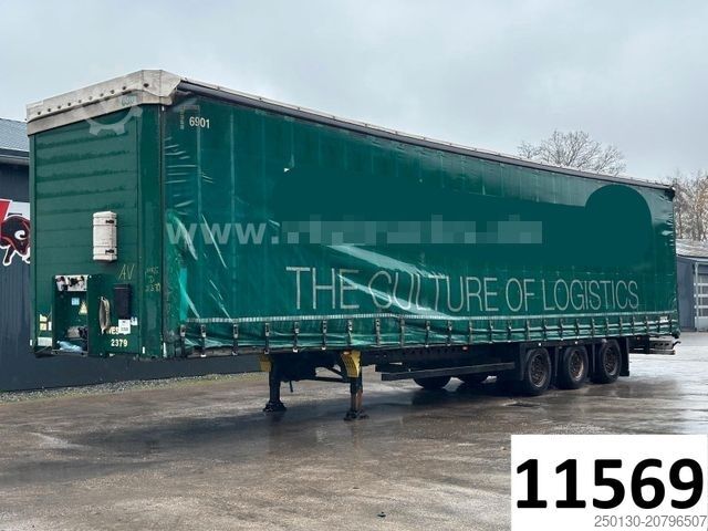 Open oplegger met zeil SCHMITZ CARGOBULL S01 SCS 24/L-13.62 Mega-Auflieger Pritsche+Plane