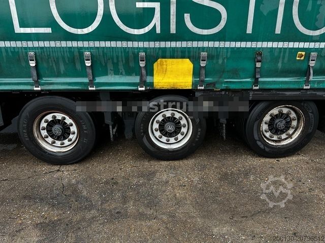 Open oplegger met zeil KRONE SD Pritsche + Plane Mega Edscha-Verdeck