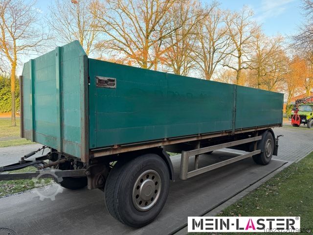 Open aanhangwagen Baustoffpritsche Wilkens A 18 * 7,2 m
