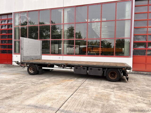 Low loader trailer Ackermann PA-F 18/7.4E  2 Achs Jumboanhänger Mega