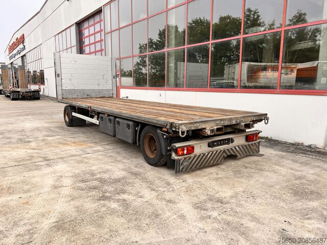 Low loader trailer Ackermann PA-F 18/7.4E  2 Achs Jumboanhänger Mega