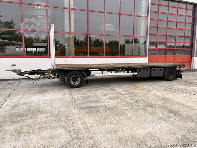 Low loader trailer Ackermann PA-F 18/7.4E  2 Achs Jumboanhänger Mega