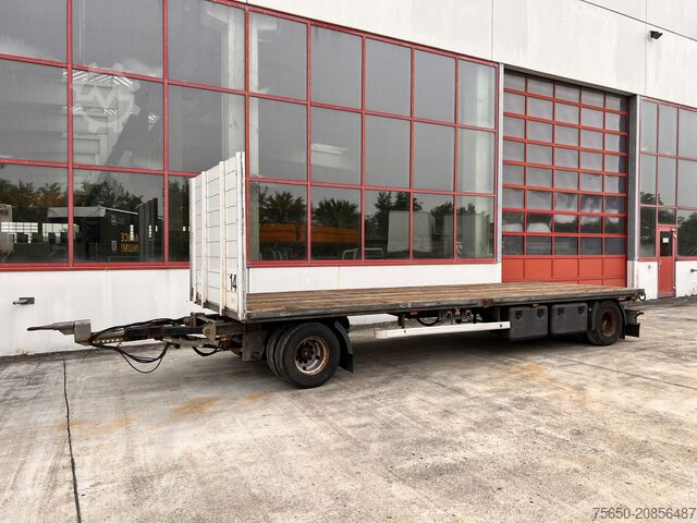 Low loader trailer Ackermann PA-F 18/7.4E  2 Achs Jumboanhänger Mega