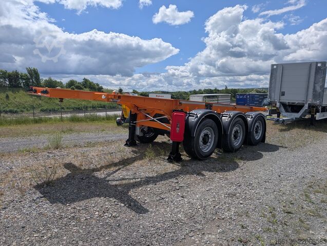 Naczepa z wymienną zabudową Fliegl SDS 380 für 20" Container Heckbündig