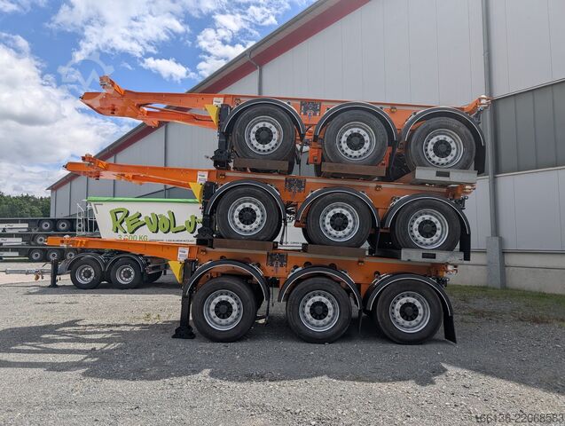 Naczepa z wymienną zabudową Fliegl SDS 380 für 20" Container Heckbündig