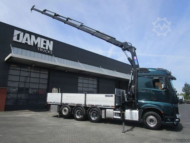 Vrachtwagen met kraan Mercedes-Benz Actros 3563 8x4 Euro 6 HMF 4020-K6