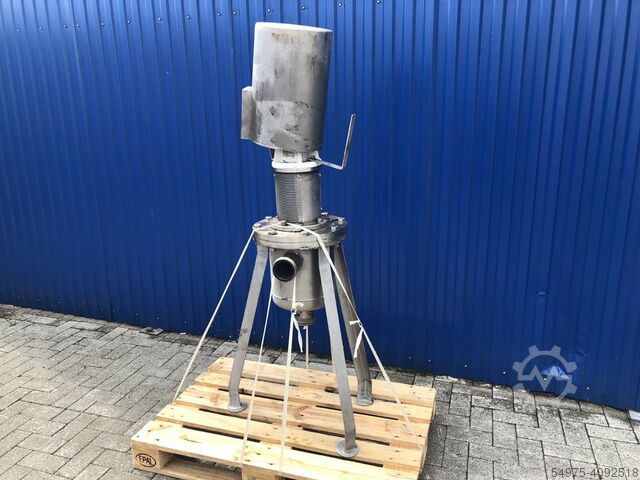 Container met roerwerk tank ketel 10421