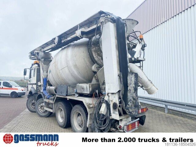 Mobiele betoncentrale Mercedes-Benz SK II 3234 B 8x4/4, LT Betonmischer, Förderband,