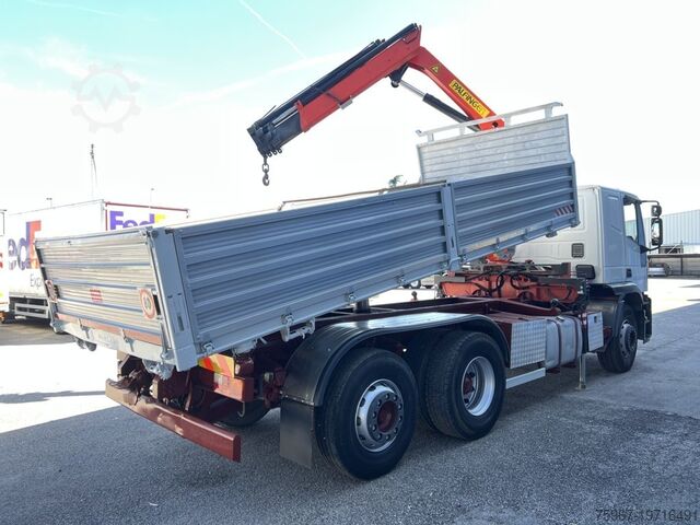 Wywrotka trójstronna z dźwigiem Iveco Eurotech 260e42