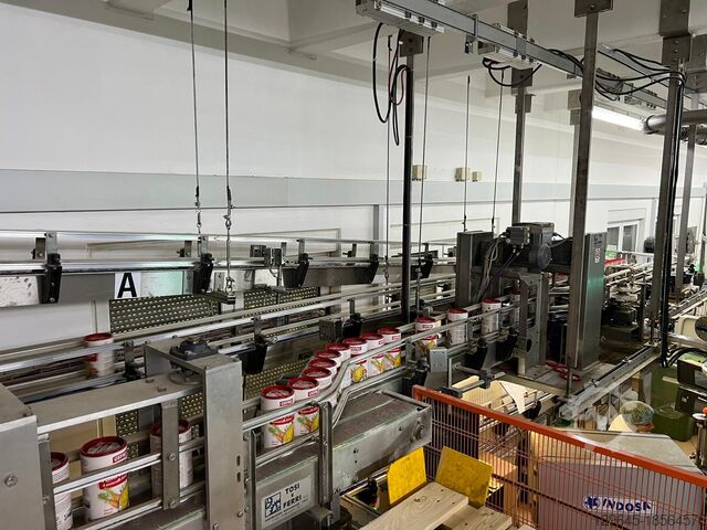 Palettenfüllsystem Tosi Ferri Palettierer Kombidosen Model 113 / 03