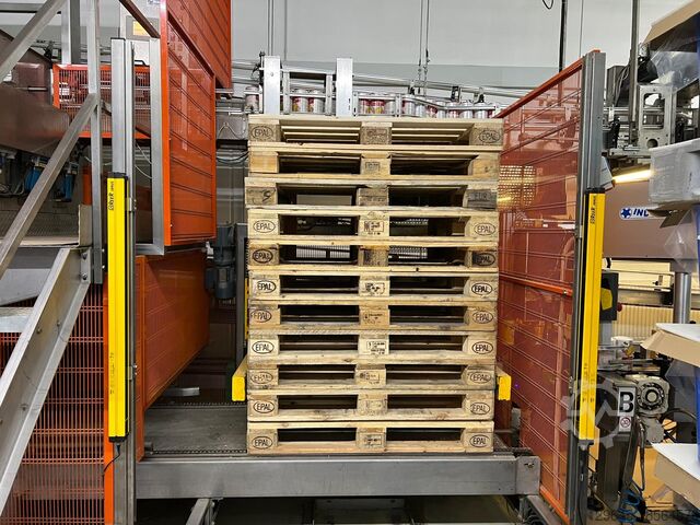 Palettenfüllsystem Tosi Ferri Palettierer Kombidosen Model 113 / 03