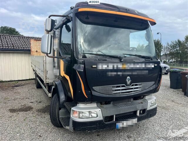 Plattform trailer Renault midlium Flatbed 4x2 repair object