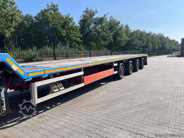 Platform aanhanger Faymonville SPZ-4AAX Double Extendable Semi Low Loader