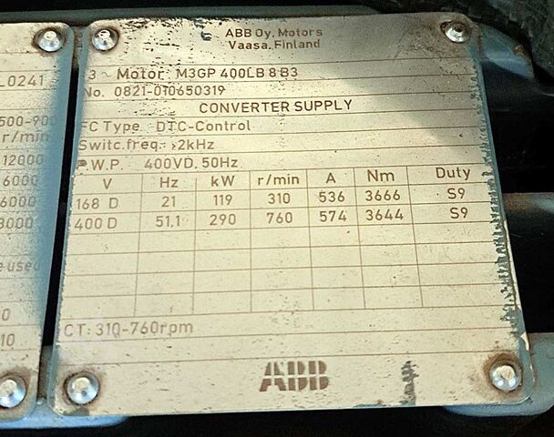 Silnik ABB M3GP 400LB 8 B3