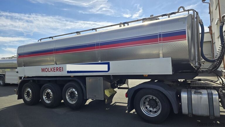 Ημιρυμουλκούμενο βυτιοφόρο HLW Edelstahltankauflieger - 27000 l - 1 Kammer