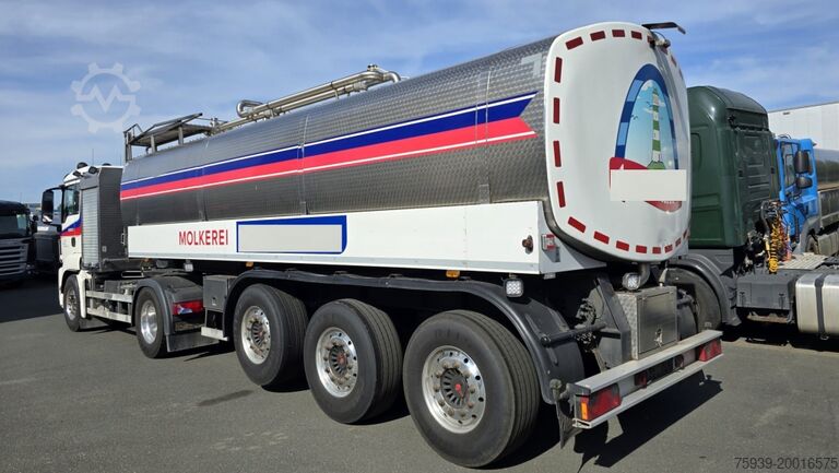 Ημιρυμουλκούμενο βυτιοφόρο HLW Edelstahltankauflieger - 27000 l - 1 Kammer