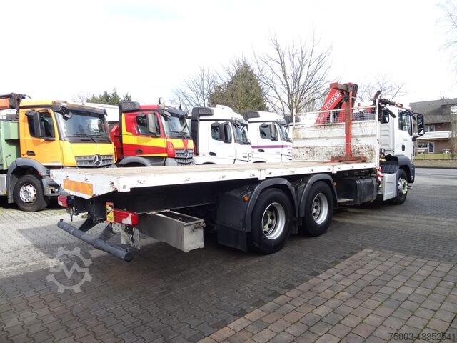 Lastbilmonteret kran MAN TGS 26.320 6X4 BB mit Kran Fassi F175