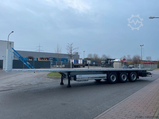 Arbejdsplatform sættevogn SCHMITZ CARGOBULL SPL 24/L Plateau Twistlock & Rungen -MIETE-