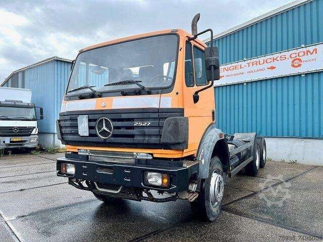Fahrgestell Mercedes-Benz SK 2527 K 6x4 FULL STEEL CHASSIS (MANUAL GEARBOX /
