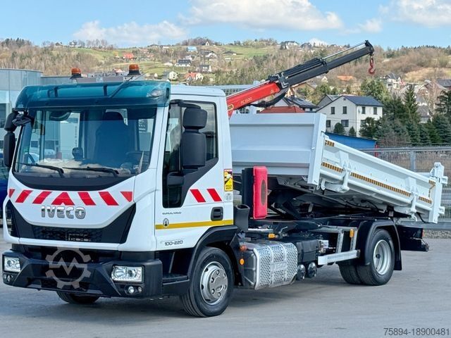 Teherautóra szerelt daru IVECO Eurocargo 100-220 *PC 1500 A * TOPZUSTAND