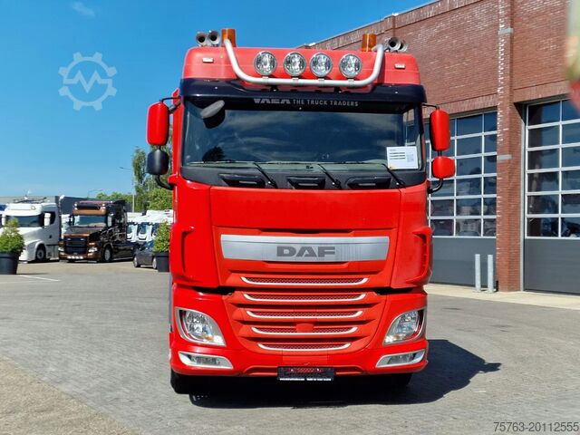 Laadplatform DAF XF 410 6x2 SpaceCab - Flatbed - Euro 6 + 2 axle...
