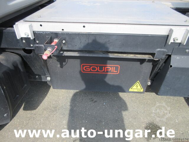 Transporter mit Kipper Goupil G5 E  Kipper Unfall- und Getriebeschaden