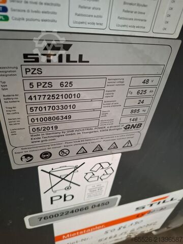 Elektrický 3kolový vysokozdvižný vozík Still RX 20-20 / 2728 Std. / Ex Miete