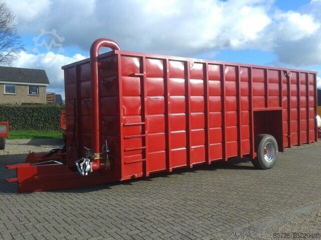 Bemestingsmachine  RVS mestcontainer