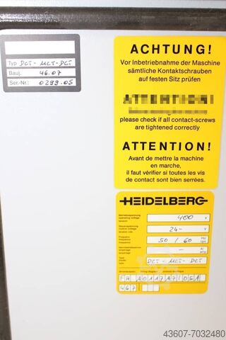 Scatola di accoppiamento per macchine piegatrici Heidelberg DCT-MCT-DCT