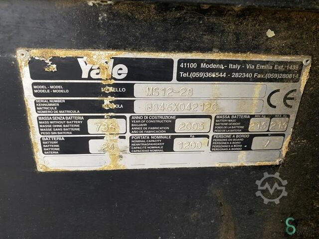 Forklift Yale MS 12 MS