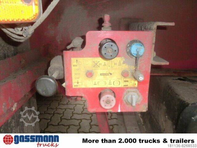 Brandalı açık yarı römork Schmitz S 01