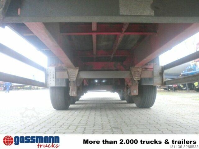 Brandalı açık yarı römork Schmitz S 01